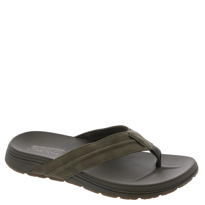 Skechers Mens USA PATINO Marlee, Chocolate Synthetic, 13 UK