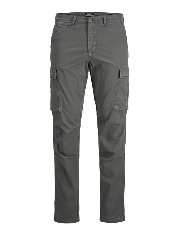 Jack & Jones Male Cargo Trousers Tapered Fit Cargo Trousers, Sedona Sage, 28 W/32 L