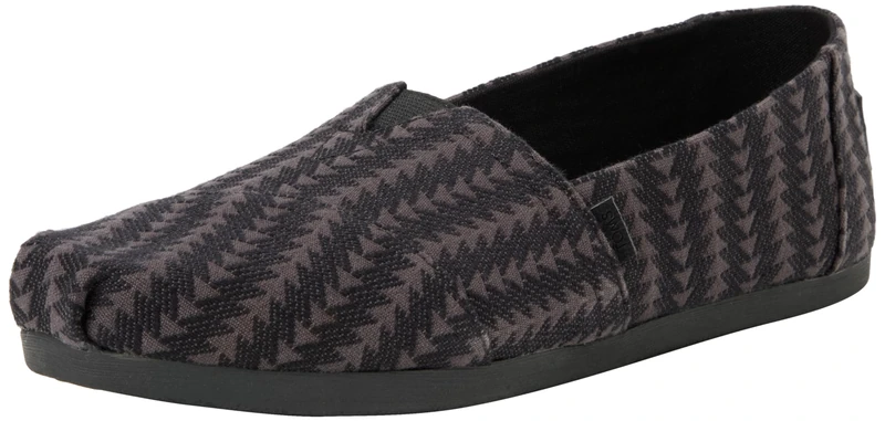 TOMS Women's Alpargata Cloudbound Loafer Flat , Black Triangle Woven,7 UK