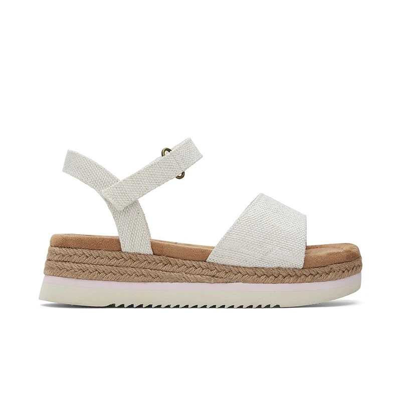 TOMS Women's Stylish Eco-Friendly Wedges, Comfortable OrthoLite Insoles, Adjustable Fit, Non-Slip Outsole