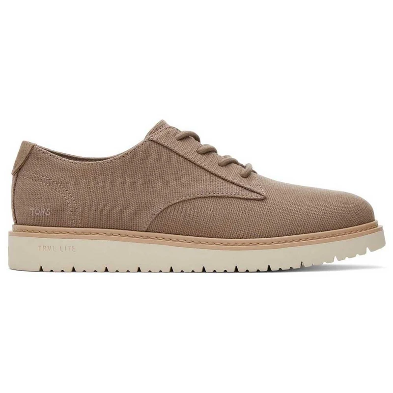 TOMS Men's Navi TRVL LITE Oxford Oxford, Dune Heritage Canvas, 6.5 UK