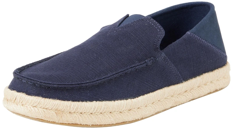 TOMS Mens Alonso Rope Loafer Espadrilles Shoes Blue 8 UK