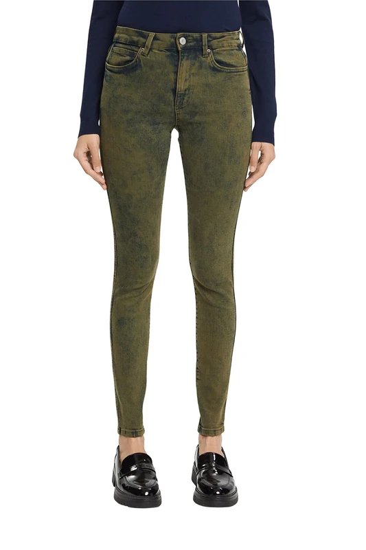 Esprit Women's Trousers, 355/Dark Khaki, 32W x 30L