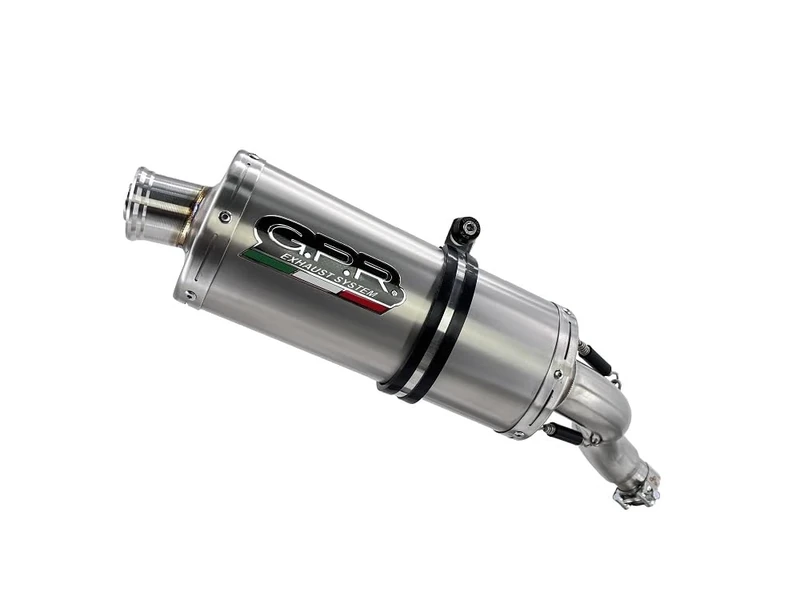 GPR Exhaust for R 1200 Rs Lc 2015/2016 Classic Titanium Oval Exhaust Homologated, Supplied with Removable DB Killer and Specific Fitting