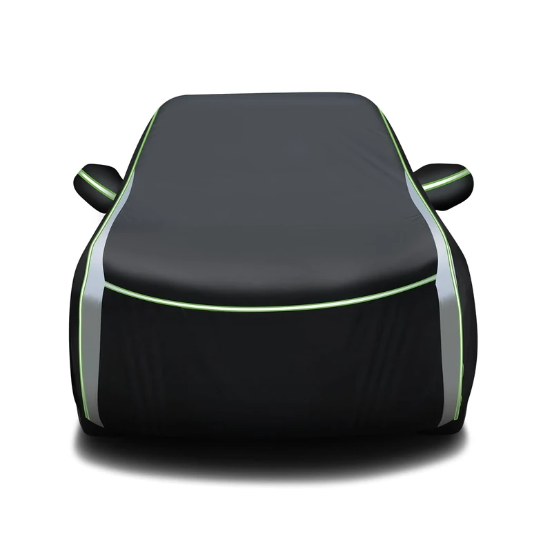 Cartist Full Car Cover Fits for Toyota Highlander 2001-2023 2024 All Weather Car Covers Outdoor for Highlander SUV Waterproof UV Protection with Zipper & Reflective Safety Strips