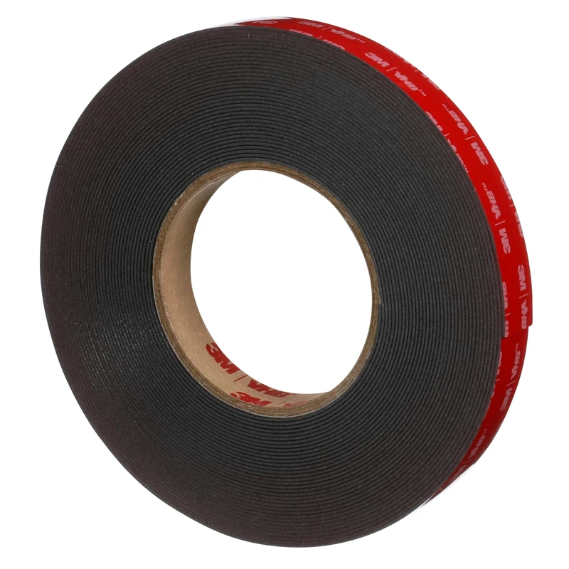 VHB 3M Tape 5952F, Black, 15 mm x 33 m, 1.1 mm, 16 Rolls