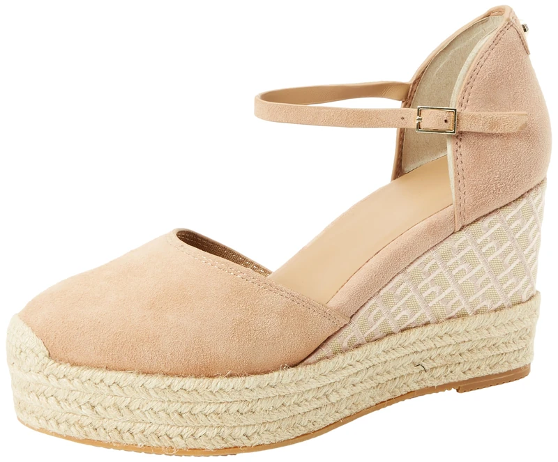 BOSS Women's Madeira_Wedge_sdcveb Sandal, Light Pastel Brown235, 38 EU / 5 UK