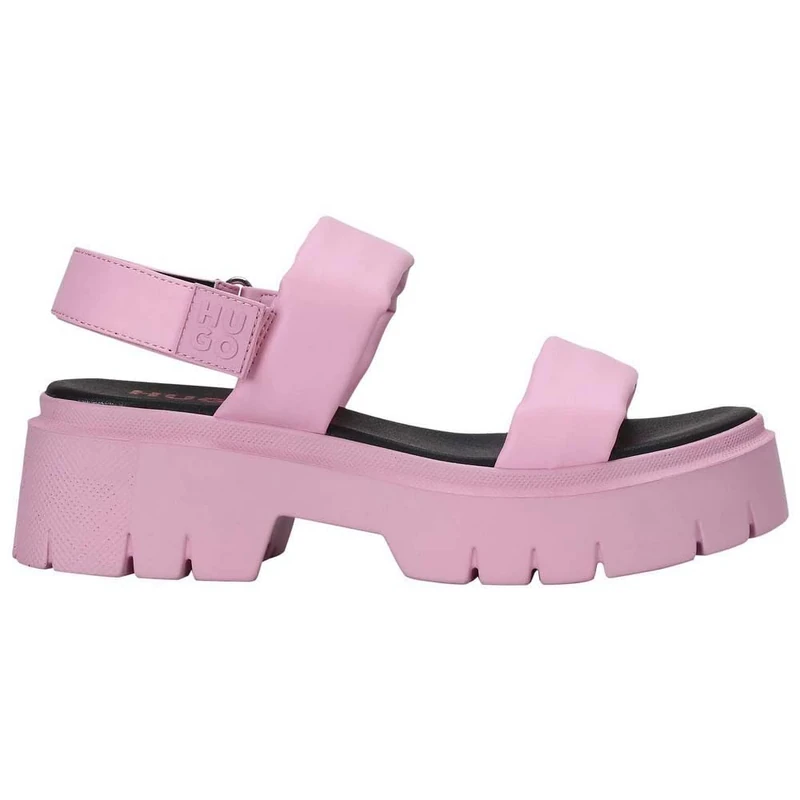 HUGO Women's Krissandal_sa_napd sandals, Medium Pink664, 2/2.5 UK