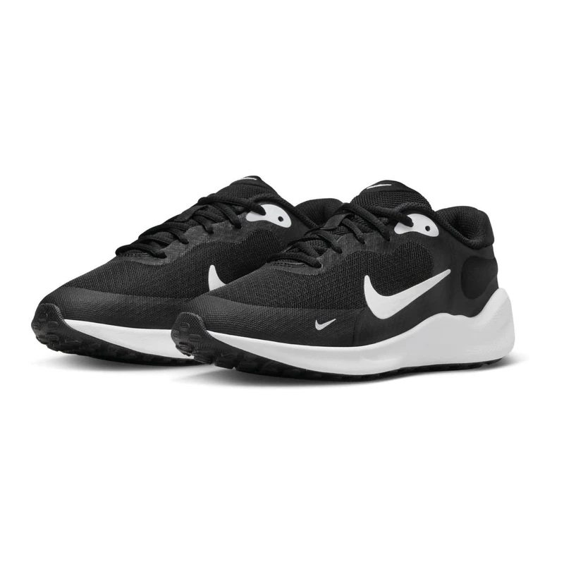 NIKE Revolutin 7 Sneaker, Black White, 6 UK