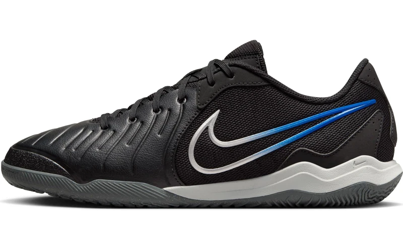Nike Legend 10 Football Shoe Black/Chrome-Hyper Royal 12.5