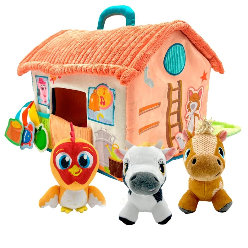 La Granja de Zenón Bandai AR85000 My First Musical, Fun and Educational, Interactive Farm, Multi-Colour