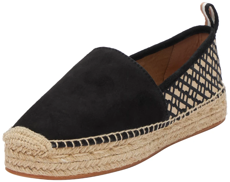 BOSS Women's Madeira_Slon_sdcveb Slip_ON_Flats, Black1, 1 UK
