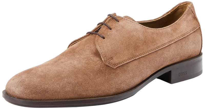 BOSS Men's Colby_Derb_stsd Derby, Medium Beige260, 5.5 UK