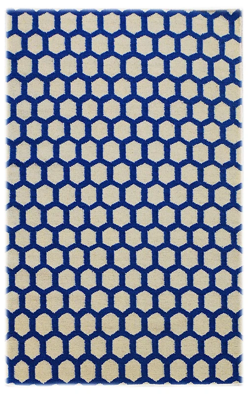 Kilim 55 Blue/Cream 120 x 180 cm
