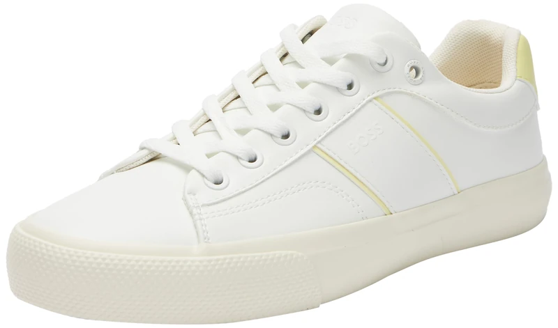 BOSS Women's Aiden_Tenn_flppW Sneaker, Open White170, 2 UK