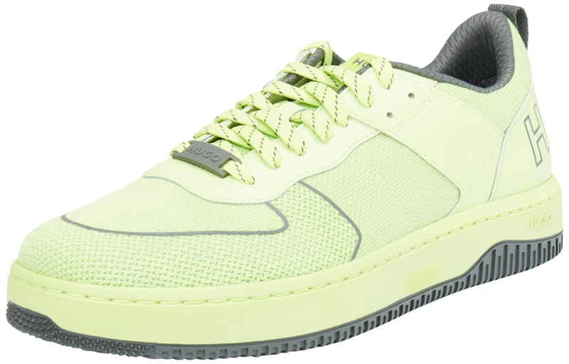 HUGO Men's Kilian_Tenn_knpu Tennis, Bright Green326, 5.5 UK