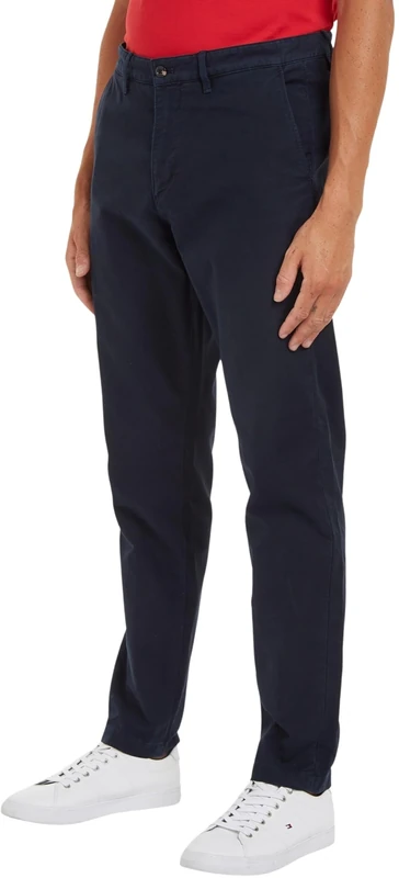 Tommy Hilfiger Men Chino Chelsea Gabardine GMD Woven Pants, Blue, 31W / 30L