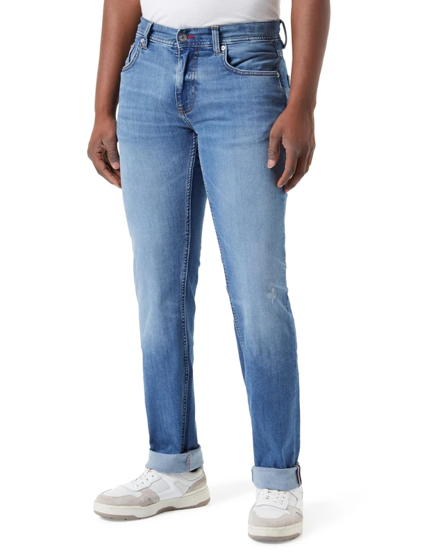 Tommy Hilfiger Men Denton Th Str Diego Denim Pants, Blue, 32W / 36L