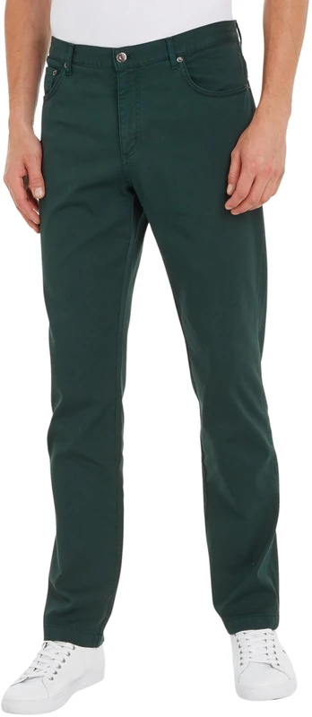 Tommy Hilfiger Men Jeans Denton Stretch, Green (Hunter), 40W/34L - Image 1