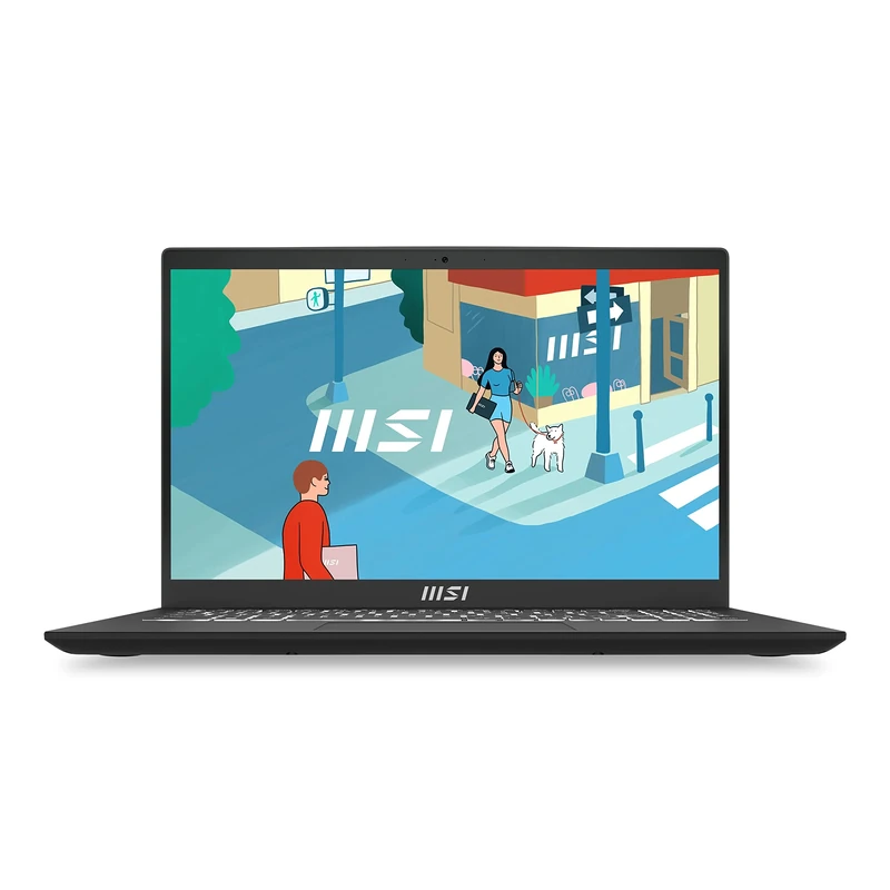 MSI Notebook Modern 15 H laptop (B13M-004UK), Intel Core i5-13420H, 15.6" FHD 60Hz Panel, Intel Iris Xe Graphics, 8GB*2 DDR4, 512GB NVMe PCIe SSD, Windows 11 - Classic Black