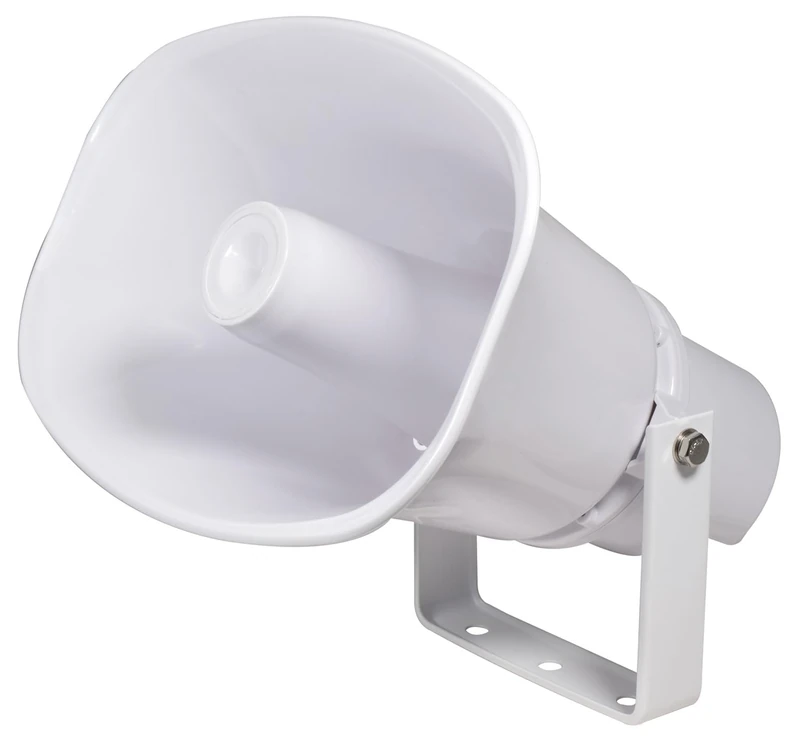 Adastra | Moulded ABS Horn Speaker Weatherproof & Fire rated | 30W White - Image 1
