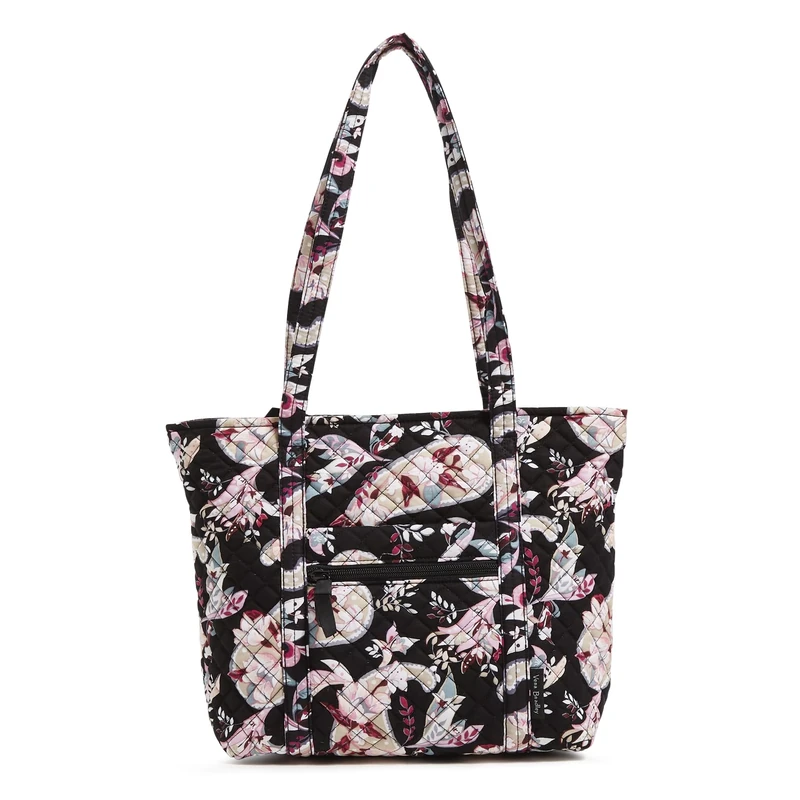 Women's Cotton Small Vera Tote Bag, Botanical Paisley, One Size
