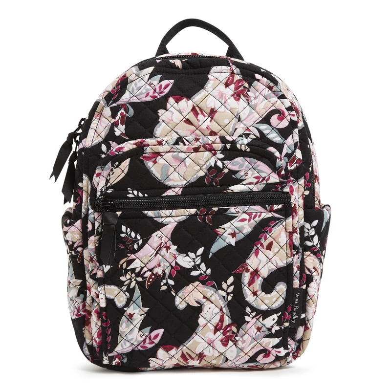 Vera Bradley Cotton Small Backpack, Botanical Paisley, One Size