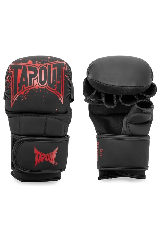 Tapout MMA Rancho 960002 Sparring Gloves Faux Leather Black/Red L/XL