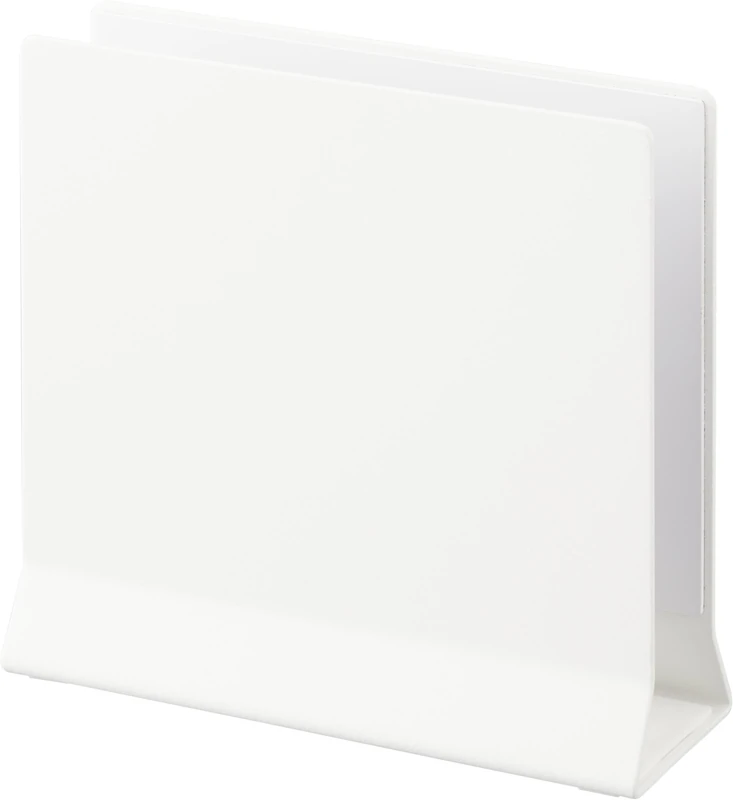 Yamazaki 4498 TOWER Slim Laptop Stand, white, Steel/Silicone/Polypropylene, Minimalist, 16 x 5.7 x 15.2 cm