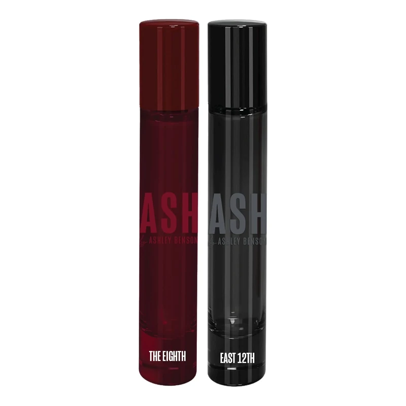 Ash by Ashley Benson Ash Gift Set, 2 Pcs - Paris and NYC Scent - East 12th and The Eighth - Mini Perfumes for Women - Long-Lasting - Sensorial Fragrance - Travel Size Perfume