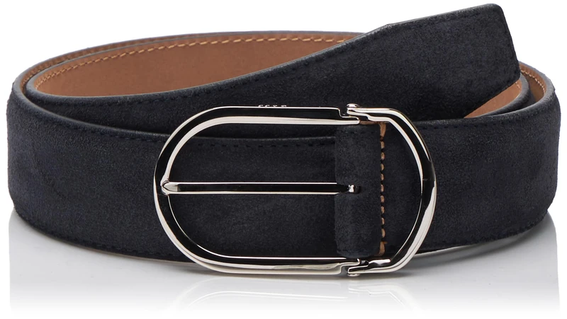 BOSS Men's Lory-Sd-St_Sz35 Belt, Navy410, 105