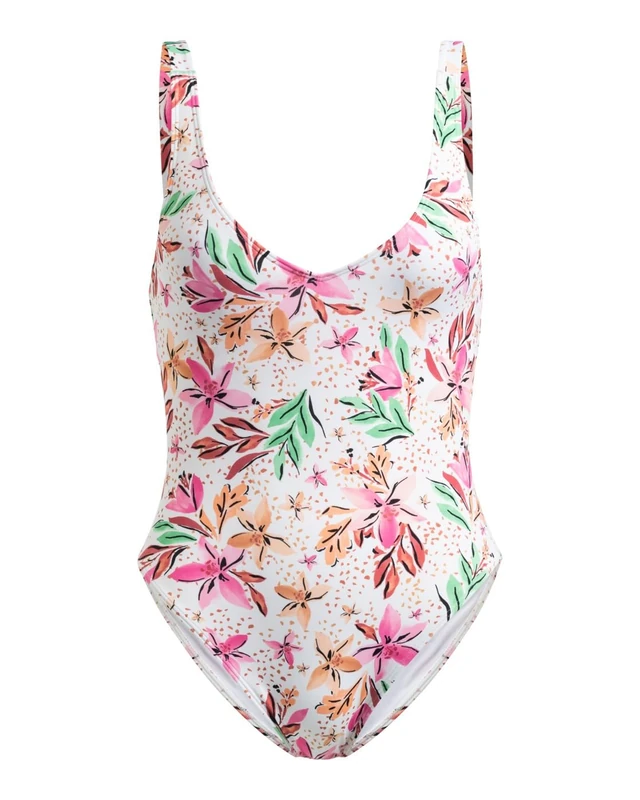 Roxy Young Women Pt Beach Classics One Piece Swimsuit, White, M EU