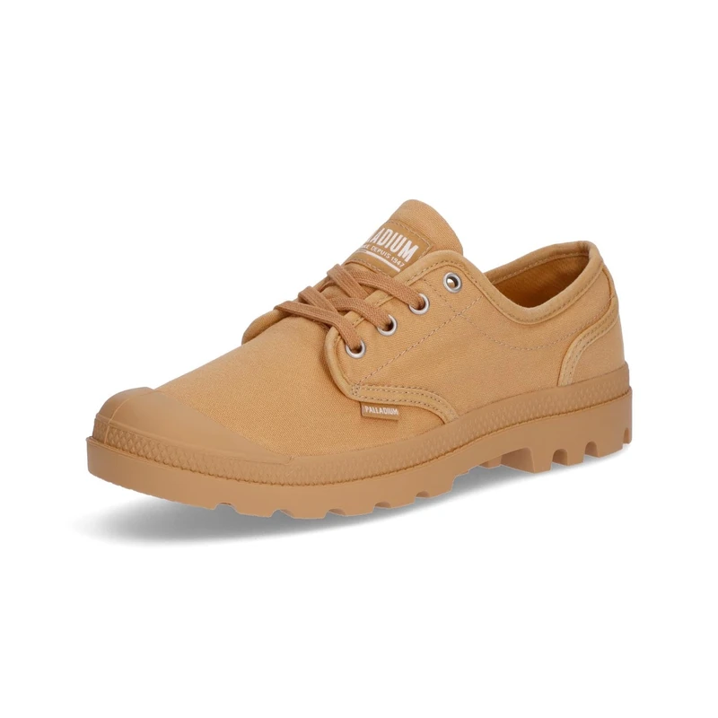 Palladium - Pampa Oxford Original - Men's and Women's Canvas Trainers - EVA Insole, Authentic Look, Vegan Friendly, Woodlin Safari, 6 UK