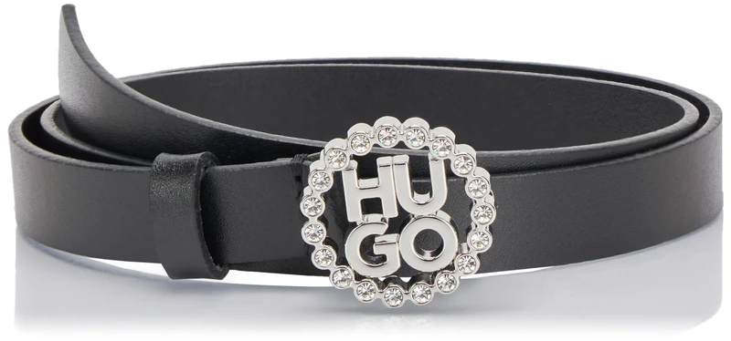 HUGO Women's Shirley_Sz20 Belt, Black1, 80