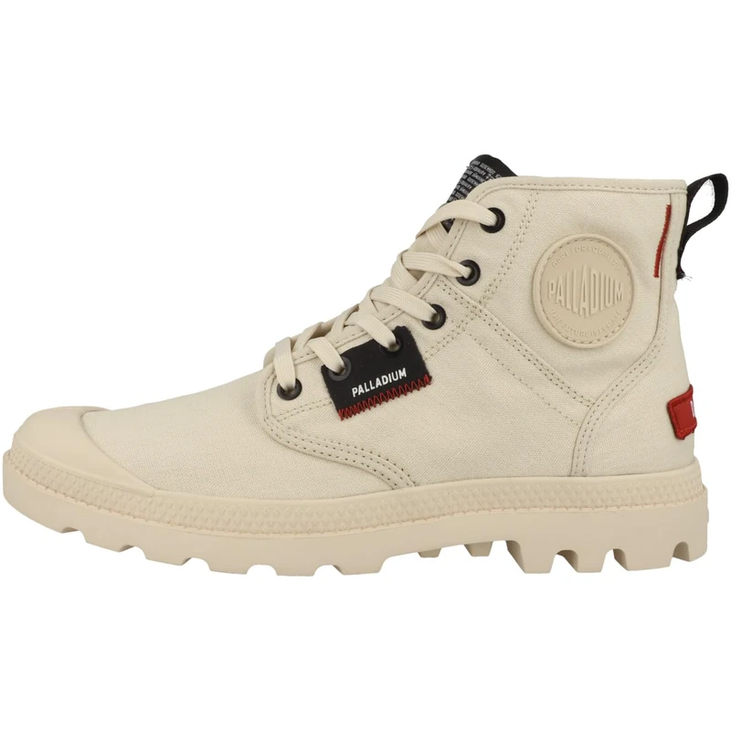 Palladium Mixed Pampa Hi Patch Basketball, Beige, 12 UK - Image 1