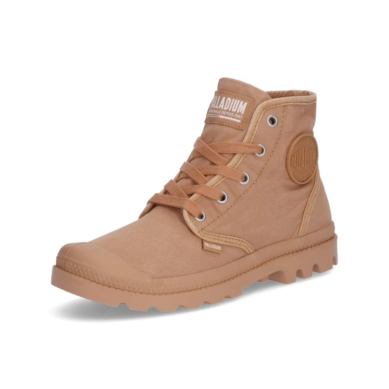 Palladium Women's Pampa Hi Sneaker, Chai Tan, 3 UK