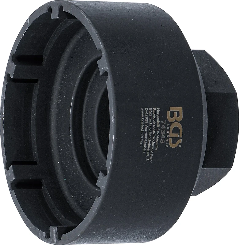 BGS 74343 | Groove Nut Socket | for MAN TGA Front Axle | 101 / 110 mm