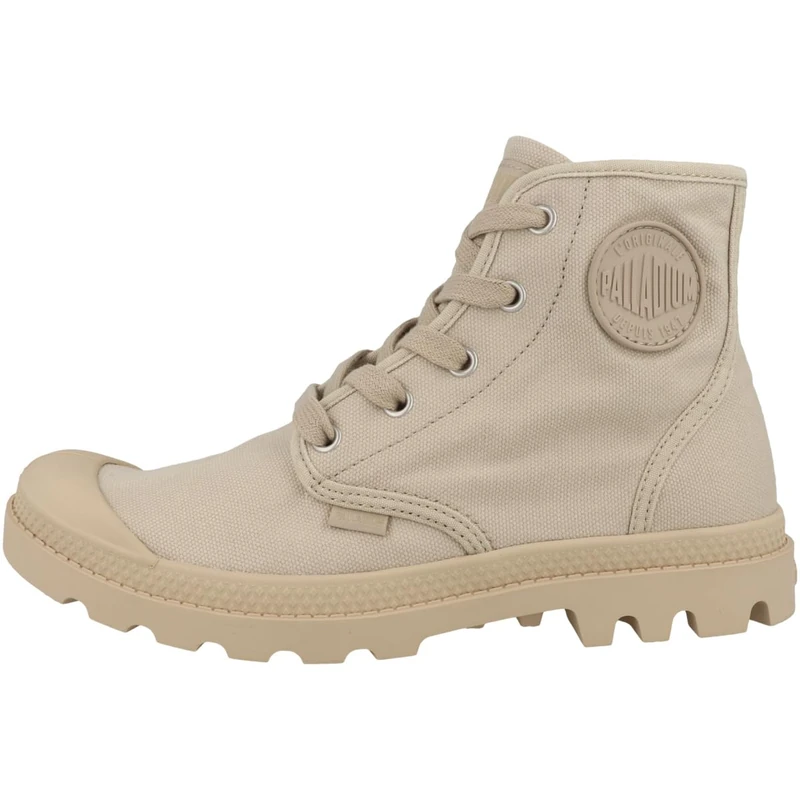 Palladium - Pampa Hi - Men's and Women's Cotton Sneakers, EVA Insole, Authentic Look - Vegan Friendly, Pilat, 7.5 UK