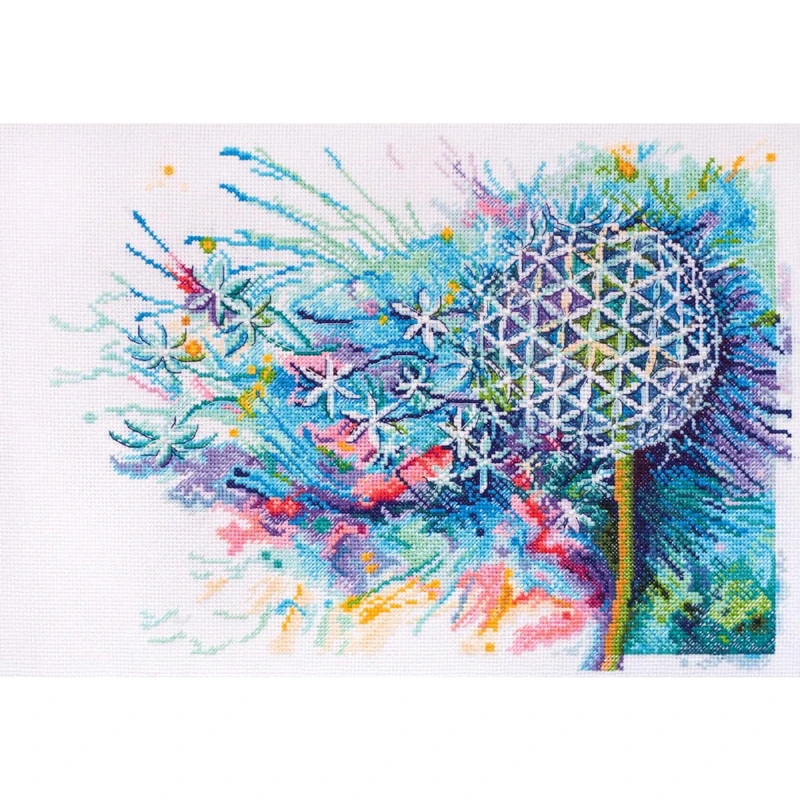 Abris Art Cross Stitch Embroidery kit, Cotton, Multicoloured, 25x21cm