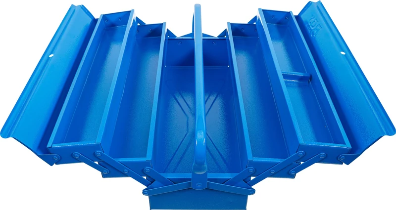 BGS 33002 | Metal Tool Box | empty | 530 x 200 x 200 mm | 5 Compartments