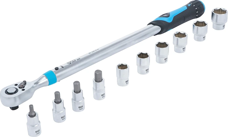 BGS 2865 | Torque Wrench Set | 12.5 mm (1/2") | 40 - 200 Nm | 11 pcs.
