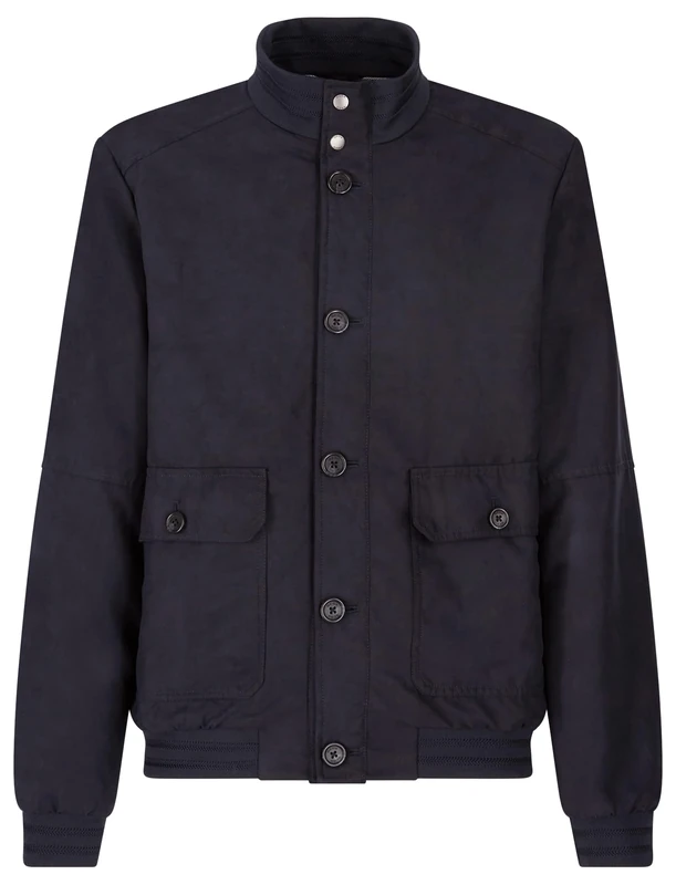 Geox Men's M Blainey Bomber Jacket, Sky Captain, 56