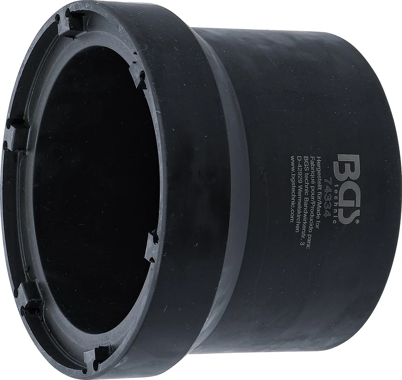 BGS 74334 | Groove Nut Socket | for Rear Axle Differential | for MAN and Mercedes-Benz | 126 / 113 mm