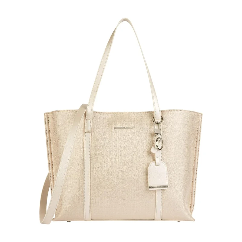 Geox Women's D Nabona B Bag, Skin/Silver, One Size