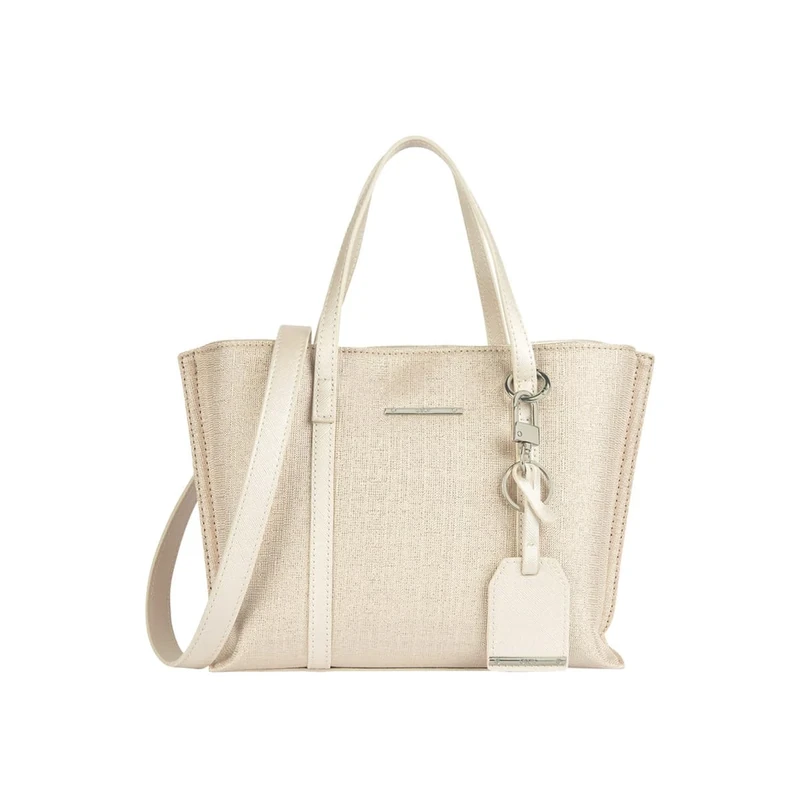 Geox Women's D Nabona A Bag, Skin/Silver, One Size