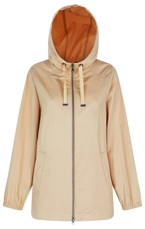 Geox Women's W Ischia Parka Jacket, Brown Rice, 44