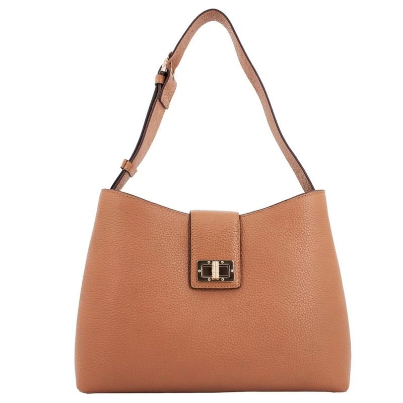 Geox Women's D Solangy A Bag, tan, cm 36 x 8 x 24