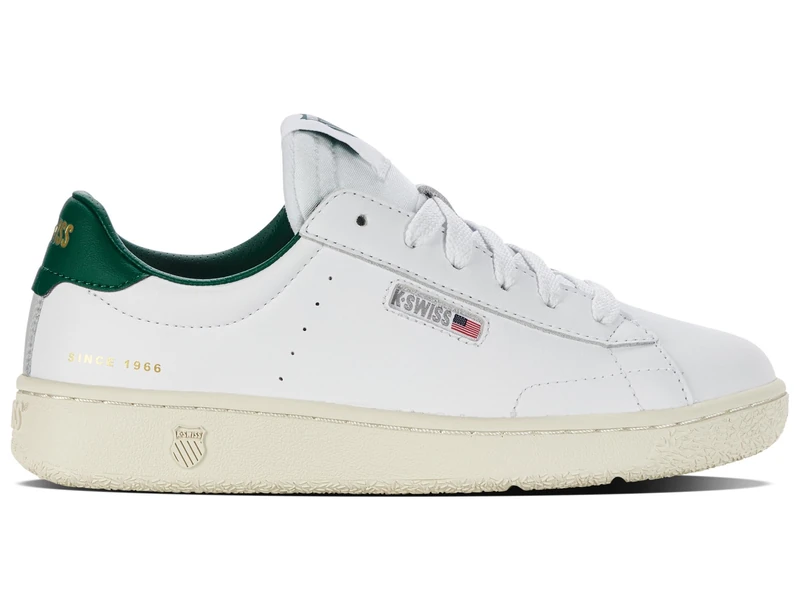 K-Swiss Woman's Slammklub CC Trainers, Wht/Aventurine/Vintg, 41 EU