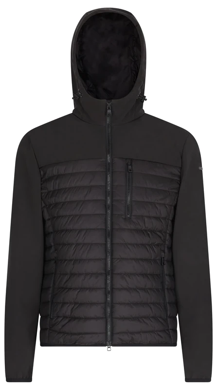 Geox Men's M Sapienza Hood Jacket, Black/Black, 50