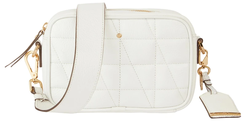 Geox Women's D Narcisia A Bag, White, cm 23 x 6 x 14